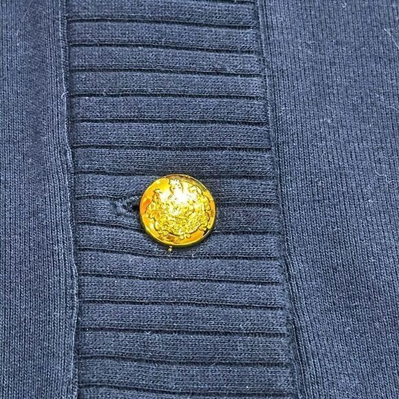 Lauren Ralph Lauren Womens Sweater Cardigan Navy Blue Shawl Collar size 1X - Picture 4 of 10